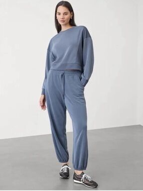 Athleta Slate Blue sea soft SET